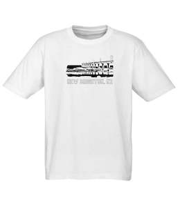 Tee - New Brighton, NZ (White)
