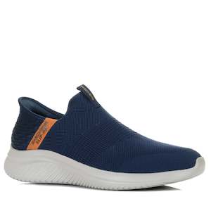 Mens Sale Shoes: Skechers Slip-Ins: Ultra Flex 3.0 - Viewpoint 232451 Navy/Orange