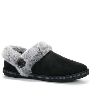 Womens Slippers: Skechers Cozy Campfire - Fresh Toast 167219 Black