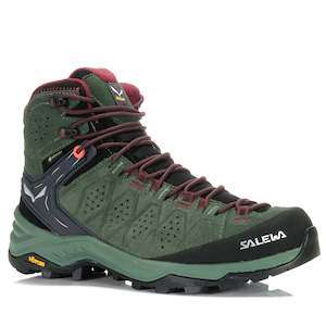 Salewa: Salewa Alp Trainer 2 Mid GTX Womens Duck Green/Rhododendron