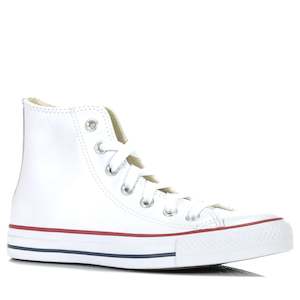 Womens High Top Sneakers: Converse CT All Star Leather High Top White