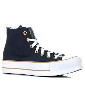 Womens High Top Sneakers: Converse Chuck Taylor Lift Play On Fashion Obsidian