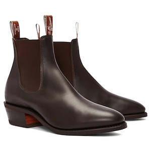 Womens Boots: R.M. Williams Comfort Lady Yearling Wide E Chestnut