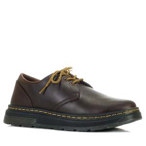Dr Martens: Dr Martens Crewson Lo Dark Brown Crazy Horse