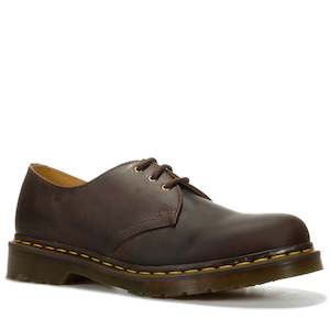 Dr Martens: Dr Martens 1461 3 Eye Crazy Horse Dark Brown
