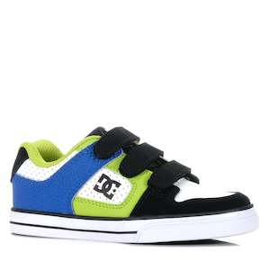 Dc Shoes: DC Pure Velcro Black/Blue