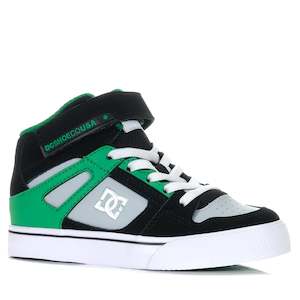 Dc Shoes: DC Shoes Pure High-Top EV Black/Kelly Green