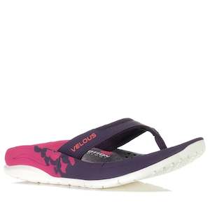 Unisex Sandals: Velous Oceanside Flip Purple