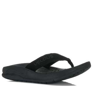 Unisex Sandals: Velous Pacific Flip Black
