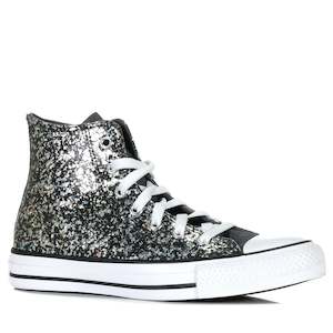 Kids Boots: Converse Chuck Taylor Kids Shinefetti Hi Dark Matter