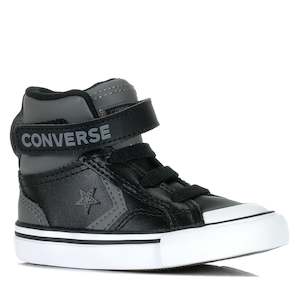 Kids Boots: Converse Infant Pro Blaze Strap High Sharkskin/Black