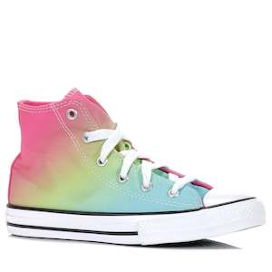 Kids Boots: Converse CT 2V Hyper Brights Hi Triple Cyan Multi