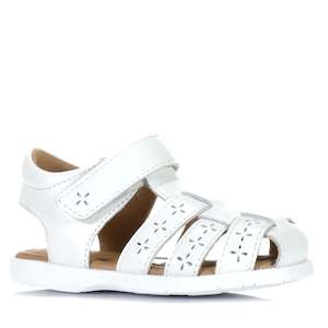 Kids Sandals: Clarks Ciara White