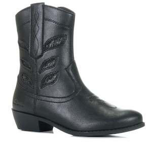 Youths Boots: Clarks Jazzie E Black
