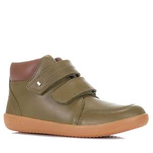 Youths Boots: Bobux Kid+ Timber 832909F Olive