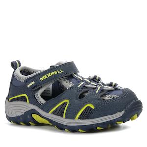 Toddlers Sandals: Merrell Hydro H20 Hiker Junior Navy/Lime