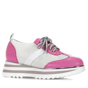 Womens Sale Sneakers: Alfie & Evie Harmony Hot Pink