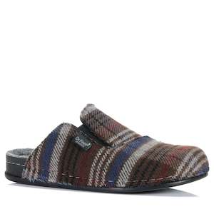 Dr Feet Heath Blue Tartan