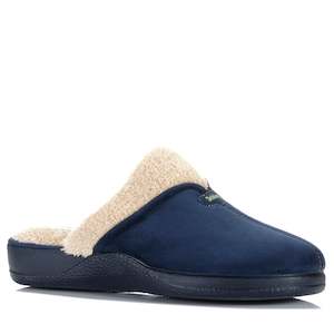 Slippers: DeValverde Bamana 1123 Marino Blue