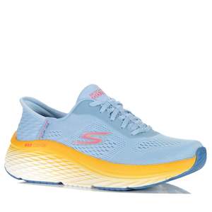 Womens Sale Running Walking: Skechers Max Cushioning Elite 2.0 - Solace 129626 Blue/Orange