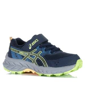 Kids: Asics Gel-Venture 9 PS Midnight/Lime Green