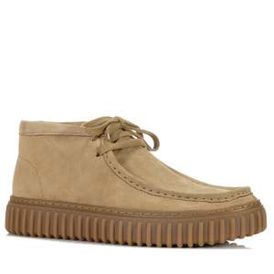 Mens Sale Shoes: Clarks Torhill Hi Dark Sand Suede