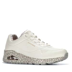 Skechers Uno - Safari Time White/Leopard 155412