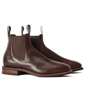 R.M. Williams Comfort Craftsman H Width Walnut Pull Up