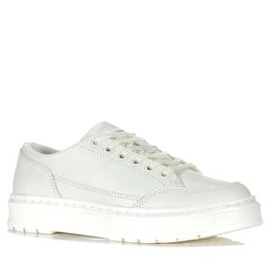Dr Martens: Dr Martens Brookline 6 Eye Nappa Off White