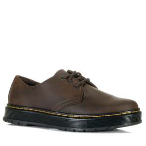 Dr Martens: Dr Martens Brookline Lo Dark Brown Crazy Horse