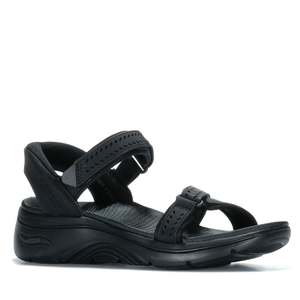 Womens Sandals: Skechers GO WALK Arch Fit 2.0 - Candace Black 140894