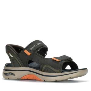 Mens Sandals: Skechers GO Walk Arch Fit 2.0 Sandal - Rios Olive 229391