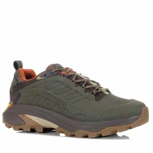 Mens Sale Running Walking: Merrell Moab Speed 2 Leather Waterproof Olive