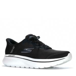 Mens Sneakers: Skechers Slip-Ins: Arch Fit N-Joy - Lenny Black/White 217080