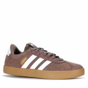 Mens Sneakers: Adidas VL Court 3.0 Mens Earth Strata/Cloud White/Gold Metallic