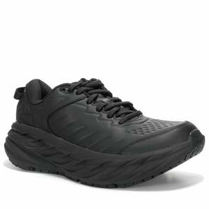 Hoka Bondi SR Wide (2E) Mens Black/Black