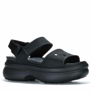 Womens Sandals: Crocs Soho Y-Strap Sandal Black