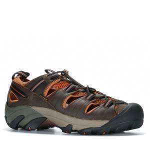 Mens Sandals: Keen Arroyo II Black Olive/Bombay Brown
