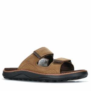 Mens Sandals: Merrell Cove Leather Slide Men's Coffee