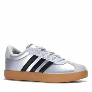 Kids Shoes: Adidas VL Court 3.0 EL K Kids Silver Metallic/Core Black/Light S