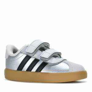 Toddler Shoes: Adidas VL Court 3.0 CF I Silver/Black
