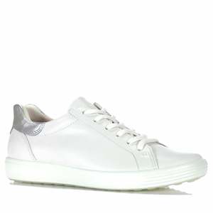 Womens Sale Sneakers: Ecco Soft 7 470843 White