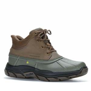 Unisex Boots: Skechers Slip-Ins John Deere Waterproof Respected Brown 256026