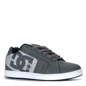 Mens Sneakers: DC Net Grey/Black/White