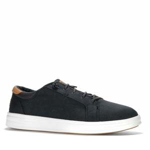 Mens Sneakers: Hey Dude Mens Paul Pro Stretch Canvas Black