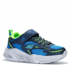 Skechers Meteor-Lights - Glow Strider Navy/Lime 401497L