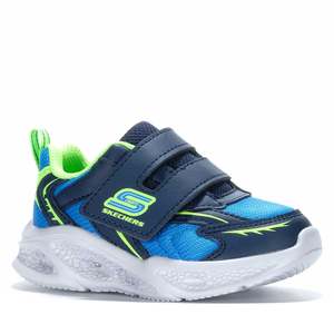 Kids Shoes: Skechers Infants' S-Lights: Meteor-Lights - Glow Spike Navy 4014