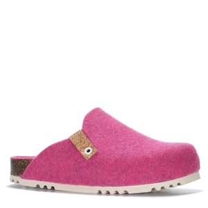 Womens Slippers: Dr Feet Hef Fuxia