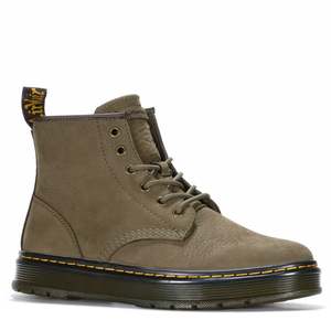 Unisex Boots: Dr Martens Brookline Chukka Olive Milled Nubuck