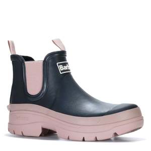 Barbour Nimbus Chelsea Wellingtons Dusky Grey/Gardenia Pink